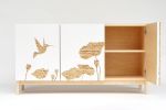 Hummingbird Console | Media Console in Storage by Iannone Design. Item composed of maple wood