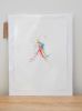 Fiber Paintings for Airbnb | Mixed Media by Emma Balder. Item composed of paper and fiber
