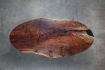 Black Walnut Live Edge Oval Dining Table | Wood Base | | Tables by SAW Live Edge. Item made of walnut