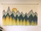 SUNSET ASPENS Mountain Landscape Dyed Tapestry | Wall Hangings by Wallflowers Hanging Art. Item made of fiber compatible with boho and country & farmhouse style