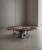 Marble & Steel Coffee Table — Reverie, Nitush Aroosh | Tables by Nitush Aroosh. Item made of steel & marble compatible with contemporary and eclectic & maximalism style