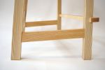 Montrose Stool in Ash | Counter Stool in Chairs by Geoff McKonly Furniture. Item made of wood works with mid century modern & japandi style