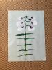 White and Lavender Posey | Oil And Acrylic Painting in Paintings by Erin Donahue Tice Fine Art. Item made of paper with synthetic