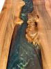 Exotic Maple Burl Emerald Green Coffee Table | Tables by Southern River Tables. Item composed of maple wood