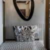 Faceted Steel Console Table — Diamante, Nitush Aroosh | Tables by Nitush Aroosh. Item composed of steel in contemporary or eclectic & maximalism style