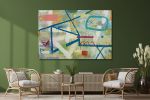Hopscotch 48x72 | Oil And Acrylic Painting in Paintings by Bibby Gignilliat. Item made of wood with synthetic