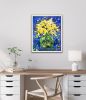 Golden serenade | Oil And Acrylic Painting in Paintings by Art by Geesien Postema. Item composed of canvas in contemporary style