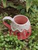 Handmade Ceramic Strawberry Shortcake Cup | Mug in Drinkware by HulyaKayalarCeramics. Item composed of ceramic in boho or country & farmhouse style