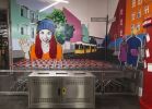 Tape Art Indoor Murals | Murals by Fabifa | PENNY in Berlin. Item composed of synthetic