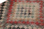 Vintage Zeki Müren Runner Rug, with Geometric Patterns | Area Rug in Rugs by Rug and Kilim