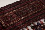 Antique Balisht Tribal Textile with Polychromatic Geometric | Area Rug in Rugs by Rug and Kilim