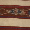 Vintage Mid-Century Fatiye Beige Brown Wool Kilim Rug | Area Rug in Rugs by Rug and Kilim