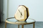 Geometric Wall or Table Clock | Decorative Objects by THE IRON ROOTS DESIGNS | Clients Residence - Portland, OR in Portland. Item made of wood