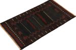 1950s Vintage Kilim rug in Purple, Red and Gray Tribal | Area Rug in Rugs by Rug and Kilim