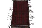 Vintage Baluch Persian rug in Brown, Red & Blue Patterns | Area Rug in Rugs by Rug and Kilim