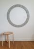 Endlessly Ours III | Tapestry in Wall Hangings by Saskia Saunders | Treehouse Hotel London in London. Item composed of birch wood and cotton in minimalism or contemporary style