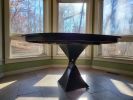 Ebonized Oak Dining Table | Tables by Donald Mee Design. Item made of oak wood & copper compatible with contemporary style