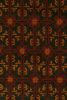 Vintage Mid-Century Geometric Floral Red And Green Wool Rug | Area Rug in Rugs by Rug and Kilim