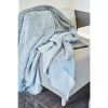 Macaroon Sky Throw | Linens & Bedding by Studio Variously. Item composed of cotton in minimalism or modern style