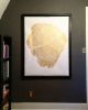 Gold Tree Ring Print Locust Tree - 36x48 inches | Prints by Erik Linton. Item made of paper