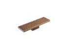 Medium Hammered Rectangle | Pull in Hardware by Thea design. Item composed of brass