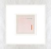 Minimalist Pink and Orange Print in Oversized Frame | Prints by Emily Keating Snyder. Item composed of paper compatible with boho and minimalism style