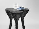 Black Tripod side table | Tables by Donatas Žukauskas. Item made of wood with cement works with minimalism & contemporary style