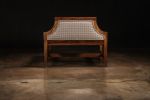 Nicostrato Customizable Bench in Argentine Rosewood | Benches & Ottomans by Costantini Designñ. Item made of wood with fabric works with contemporary & modern style