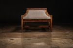 Nicostrato Customizable Bench in Argentine Rosewood | Benches & Ottomans by Costantini Design. Item made of wood with fabric works with contemporary & modern style