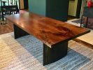 Modern Walnut Dining table | Tables by Aaron Smith Woodworker. Item composed of oak wood compatible with minimalism and mid century modern style