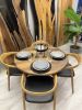 Round dining table, round walnut dining table | Tables by Brave Wood