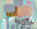 Inside My Bubble | Oil And Acrylic Painting in Paintings by Claire Desjardins. Item made of canvas