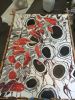 Pele's Footprints | Oil And Acrylic Painting in Paintings by Cudra Clover. Item composed of synthetic