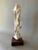 Pablo - Small Plaster Sculpture | Sculptures by Lutz Hornischer - Sculptures in Wood & Plaster. Item composed of walnut & ceramic