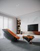 UFO Rocking Chair | Chairs by Mavimatt. Item composed of metal and leather