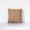 Diamond Small Weave Cushion Cover - Camel | Pillows by Kubo. Item composed of fiber