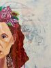 Soft Armour | Oil And Acrylic Painting in Paintings by Megan Aujla - Line & Form Studio. Item composed of canvas compatible with contemporary and modern style
