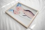 Mi II | Mixed Media by Eve Devore. Item made of paper works with mid century modern & contemporary style