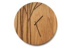 Oak Wood Wall Clock PAULIS | Decorative Objects by DABA. Item composed of oak wood compatible with minimalism and contemporary style