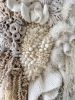 Deep Ocean Textile Wall Art Vertical Fiber Sculpture | Wall Sculpture in Wall Hangings by Anna Baranova Art. Item composed of cotton and fiber in contemporary or modern style