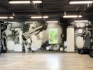 Vive Fitness Boxing Studio Repairs | Murals by Leslie Phelan Mural Art + Design | Vive Fitness 24/7 Dupont Toronto in Toronto