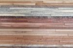 Natural Sedimentary #1 – Reclaimed Wood Wall Art | 21.5" x 3 | Wall Sculpture in Wall Hangings by Craig Forget. Item composed of wood in boho or mid century modern style