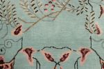 Rug & Kilim’s Chinese Art Deco Runner Rug, Bright Blue | Area Rug in Rugs by Rug and Kilim