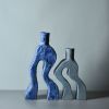 "Two legs" candle holders | Decorative Objects by VeromOCERAMICS by Veronika Mozessov. Item made of ceramic works with minimalism & contemporary style