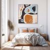 Large Original Abstract Painting "Quiet Coastline" | Oil And Acrylic Painting in Paintings by Sarina Diakos Art. Item composed of canvas and synthetic