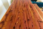 Red Cedar Trestle table | Dining Table in Tables by Gill CC Woodworks. Item made of wood