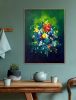 SOLD Wish you flowers nr 13 | Oil And Acrylic Painting in Paintings by Art by Geesien Postema. Item made of canvas compatible with mid century modern and contemporary style