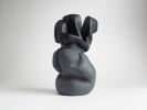 Hold You On My Shoulders | Abstract Figurative Sculpture | Sculptures by Art Larger Than Me by Daren Todd. Item composed of stone in contemporary or modern style