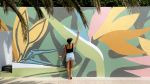 Tropical Bird of Paradise Mural | Murals by pepallama