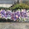Orchids Mural | Street Murals by Max Ehrman (Eon75). Item made of synthetic